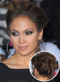 Jennifer Lopez Hairstyles Updo
