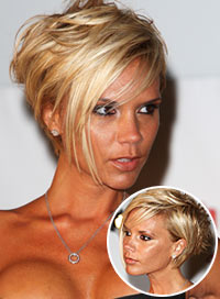 Victoria Beckham Cropped Hairstyle 