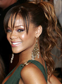 Rihanna Style Evolution High Ponytail