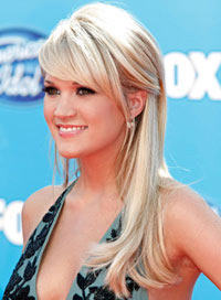Carrie Underwood Hairstyles Straight