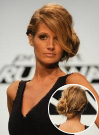 Project Runway Hairstyle Messy Bun