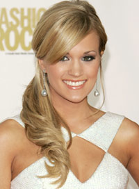 Carrie Underwood Hairstyles Side Ponytail