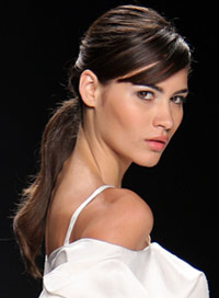 Project Runway Hairstyle Ponytail