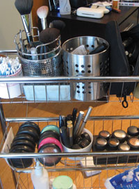 Organize Your Makeup With Cart