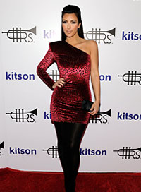 Kim Kardashian '80s Fashion Trend