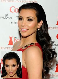 Kim Kardashian Wedding Hairstyle