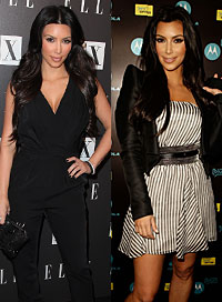 Celeb Body Type Kim Kardashian