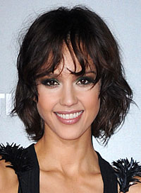 Worst Haircut for Oval Faces Jessica Alba