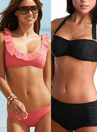 Swimsuit Do's for Pear Body TYpe