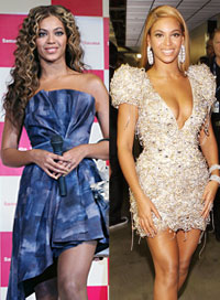 Celeb Body Type Beyonce Knowles