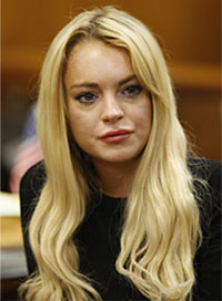 Celebrity makeover Lindsay Lohan