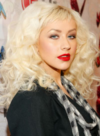 Christina Aguilera bangs
