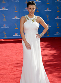 2010 Emmy Awards Kim Kardashian