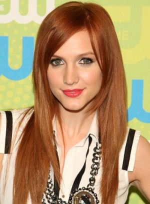 celebrity hair color ashlee simpson red
