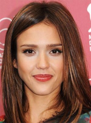 celebrity hair color jessica alba brunette