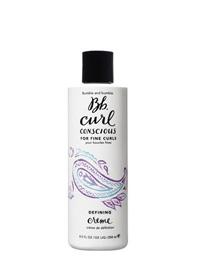 how to style curly hair bumble and bumble curl conscious defining creme