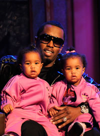 Celebrity Kids Hair sean diddy combs twin girls