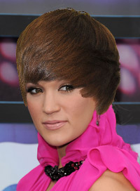 Carrie Underwood Justin Bieber hair