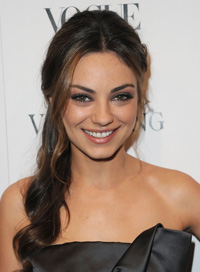 mila kunis long hair