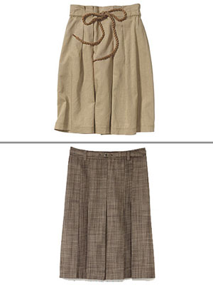The Limited Plainweave Godet Skirt