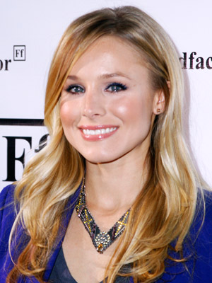 Kristen Bell Heart Shaped Face Hairstyle