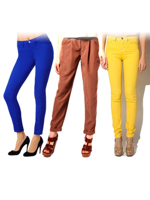 bright pants fall fashion trend for 2011