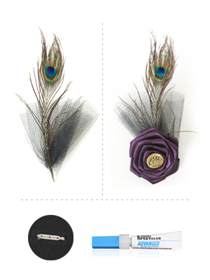 diy accessories feather headpiece