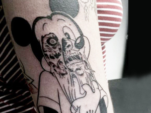 bad tattoos mickey mouse
