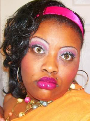 bad makeup rainbow eyeshadow