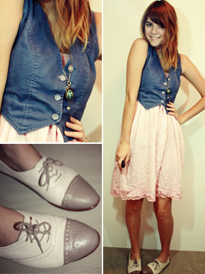 gray and white oxfords