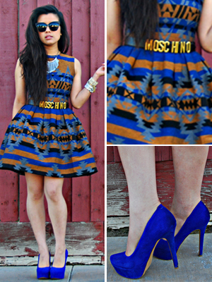 jessica simpson electric blue heels