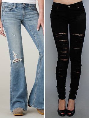 best cheap distressed jeans