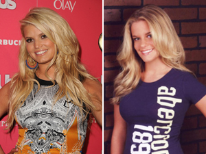 celebrity doppelganger jessica simpson