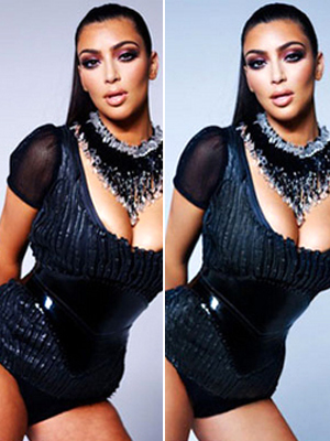 Kim Kardashian bad Photoshop