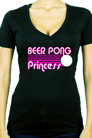 beer pong ironic t-shirt