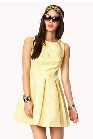 Sleeveless Yellow Dress