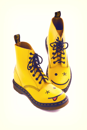 smiley boots 